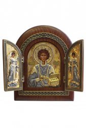 Икона-складень Пантелеймон Целитель