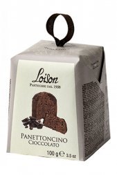 Пасхальный кулич Loison шоколадный с кусочками темного шоколада 100 гр