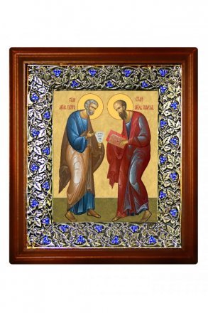 Икона Апостолы Пётр и Павел (26,5*29,7 см)