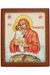 Икона Божья Матерь Почаевская 15 на 18 см рукописная