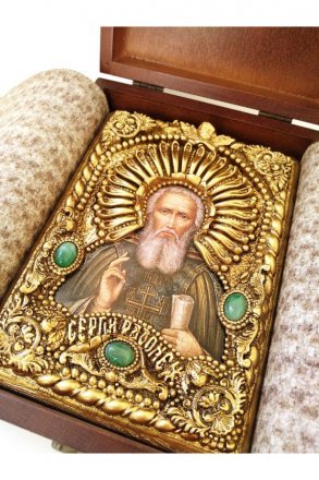 Икона Сергий Радонежский 19*14 см