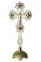 Крест напрестольный 29 на 13,5 см бронза литье, ДВ-У-243