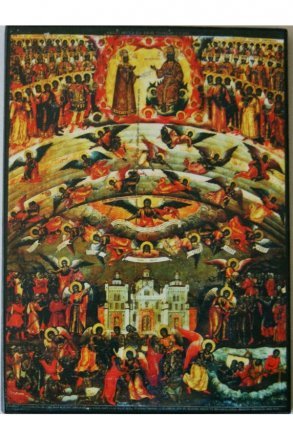 Икона Божьей Матери Всех скорбящих радость (копия старинной)