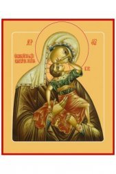 Икона Божья Матерь Взыграние Младенца