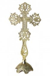 Крест напрестольный 28 на 13 см бронза литье, ДВ-У-244