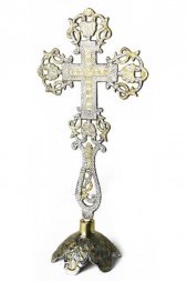 Крест напрестольный 28 на 13 см бронза литье, ДВ-У-245