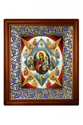 Икона Божья Матерь Неопалимая Купина (21*24 см)