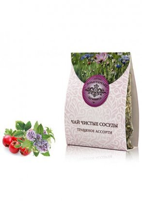 Монастырский чай Чистые сосуды (сбор трав) 80 г