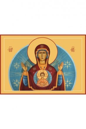 Икона Божья Матерь Знамение