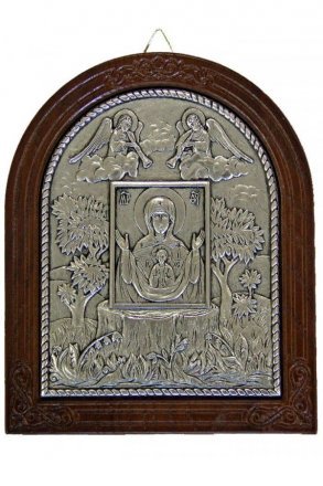 Икона Божья Матерь Знамение Курская-Коренная гальваническая