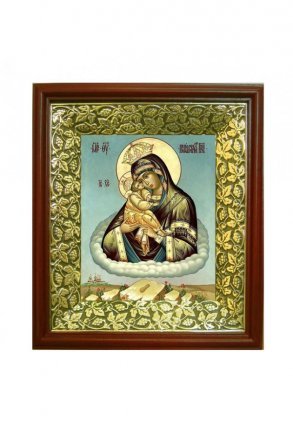 Икона Божья Матерь Почаевская (21х24 см)