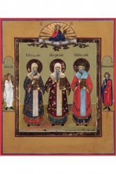 Икона Петр, Алексий, Иона митрополиты Московские