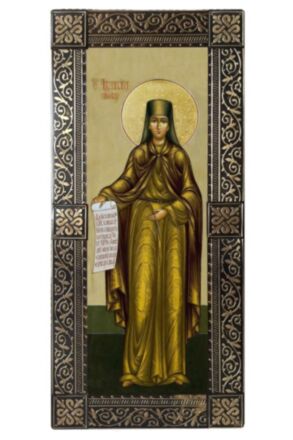 Икона Полина (Аполлинария) преподобная ростовая мерная