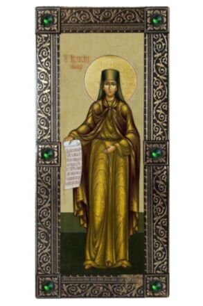 Икона Полина (Аполлинария) преподобная ростовая мерная