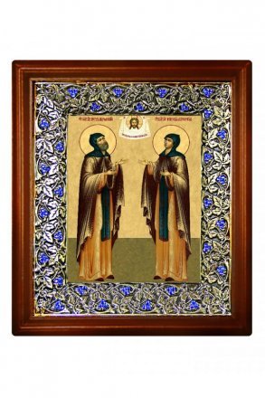 Икона Петр и Феврония Муромские (21*24 см)