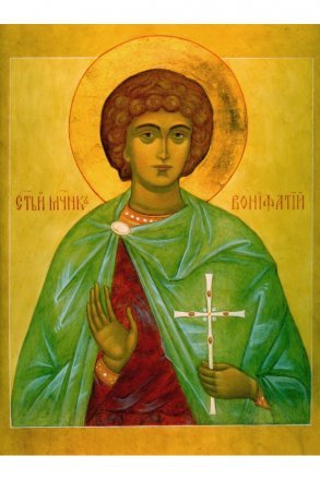 Икона Вонифатий Тарсийский (копия старинной)