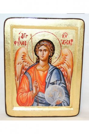 Икона Ангел Хранитель золочение (13 х 17 см)
