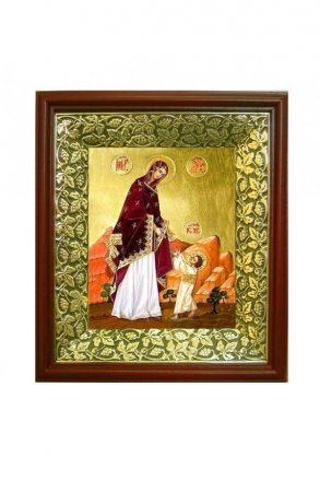 Икона Божья Матерь Первые шаги Христа (21*24 см)