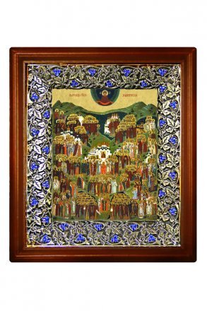 Икона Собор Русских святых (26,5*29,7 см)