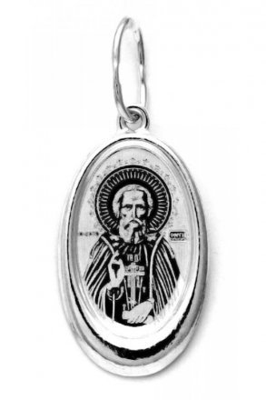 Нательная иконка Сергий Радонежский Святой