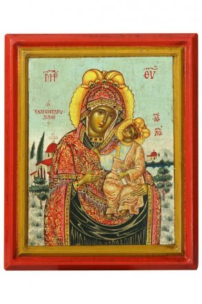 Икона Божья Матерь Одигитрия писаная