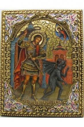 Икона Никита Мученик (32*25 см)