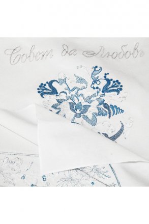 Венчальный набор Синие цветы