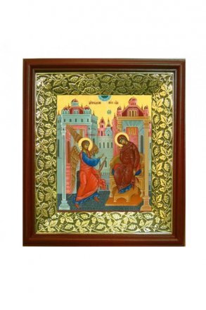 Икона Благовещение Пресвятой Богородицы (26,5*29,7 см)