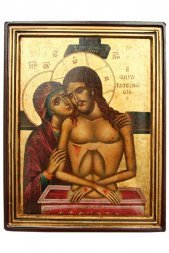 Икона Не рыдай Мене Мати писаная