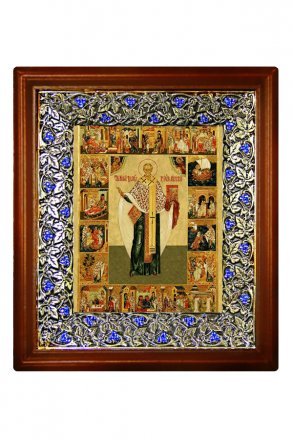 Икона Николай Мирликийский (26,5*29,7 см)