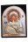 Икона в дорогу Божья Матерь Владимирская 8,2 на 10,6 см в серебряном окладе