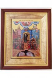 Киот для иконы деревянный 21 на 25 см внутри рамка