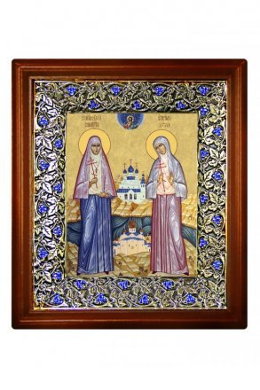 Икона Елизавета и Варвара (26,5*29,7 см)