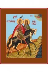Икона Борис и Глеб