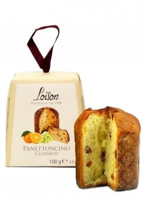 Пасхальный кулич Loison Pannetoncino Classico с апельсиновыми цукатами и изюмом 100 гр