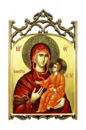 Икона Божья Матерь Одигитрия писаная