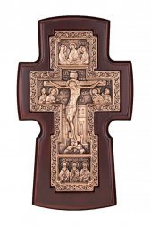 Крест настенный гальванический 18 см