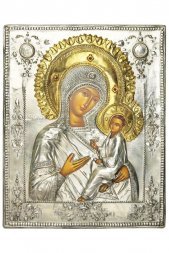 Икона Божья Матерь Тихвинская писаная